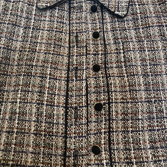 Sandro Tweed Crop Top - Picture 5 of 10